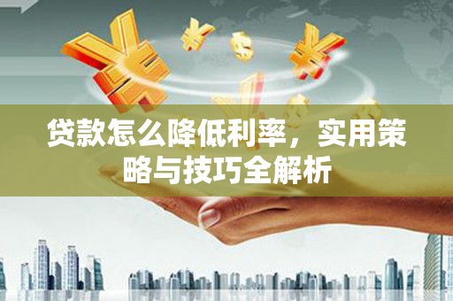 盐源贷款怎么降低利率，实用策略与技巧全解析