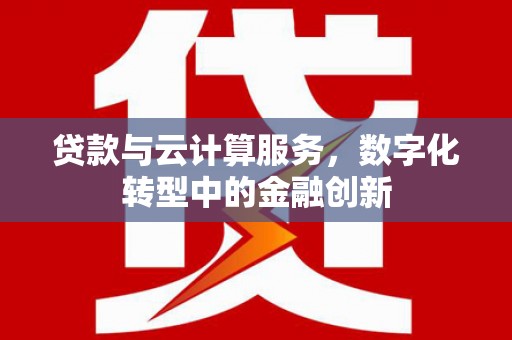 盐源贷款与云计算服务，数字化转型中的金融创新