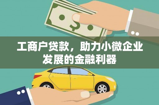 盐源工商户贷款，助力小微企业发展的金融利器