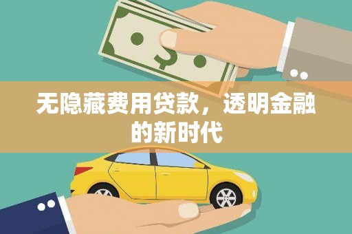 盐源无隐藏费用贷款，透明金融的新时代