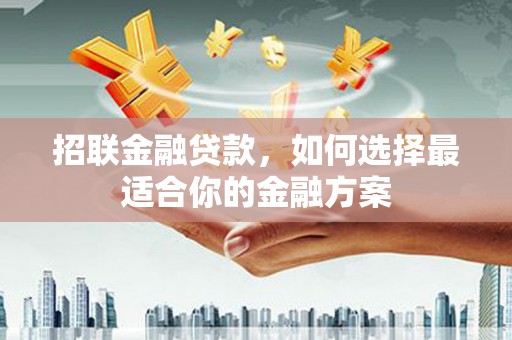 盐源招联金融贷款，如何选择最适合你的金融方案