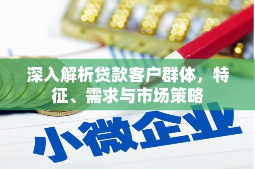盐源深入解析贷款客户群体，特征、需求与市场策略