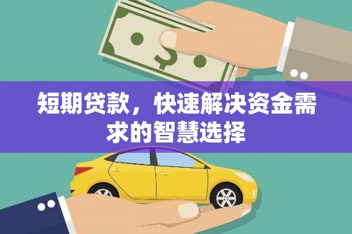 盐源短期贷款，快速解决资金需求的智慧选择