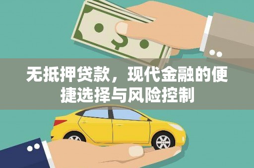 盐源无抵押贷款，现代金融的便捷选择与风险控制