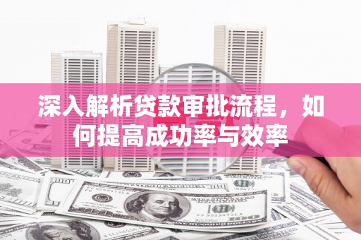 盐源深入解析贷款审批流程，如何提高成功率与效率