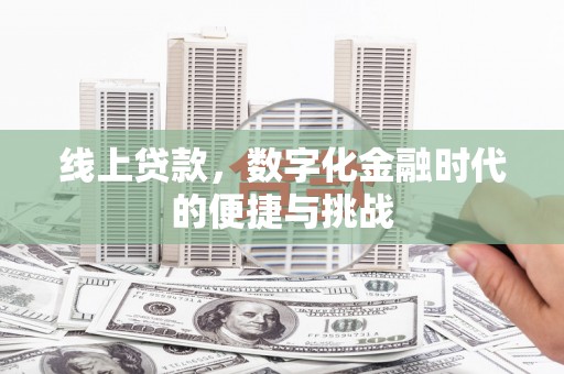 盐源线上贷款，数字化金融时代的便捷与挑战