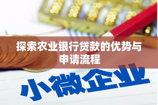 盐源探索农业银行贷款的优势与申请流程