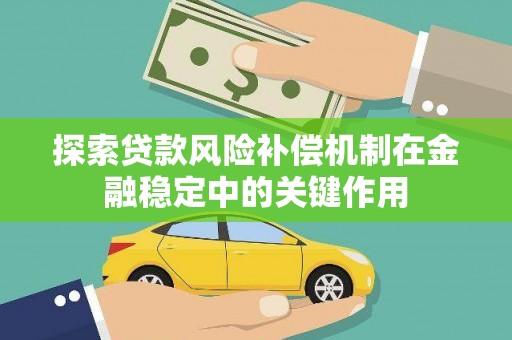 盐源探索贷款风险补偿机制在金融稳定中的关键作用