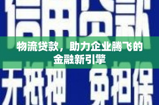 盐源物流贷款，助力企业腾飞的金融新引擎