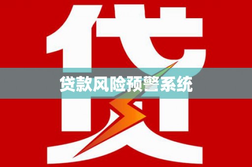 盐源贷款风险预警系统