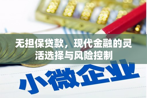 盐源无担保贷款，现代金融的灵活选择与风险控制