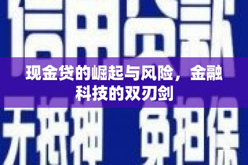 盐源现金贷的崛起与风险，金融科技的双刃剑