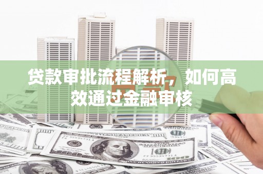 盐源贷款审批流程解析，如何高效通过金融审核