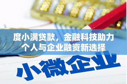 盐源度小满贷款，金融科技助力个人与企业融资新选择