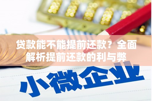盐源贷款能不能提前还款？全面解析提前还款的利与弊