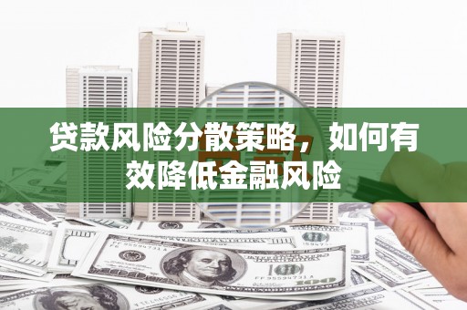 盐源贷款风险分散策略，如何有效降低金融风险