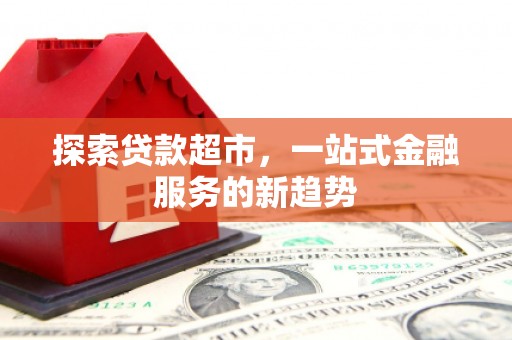 盐源探索贷款超市，一站式金融服务的新趋势
