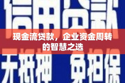盐源现金流贷款，企业资金周转的智慧之选