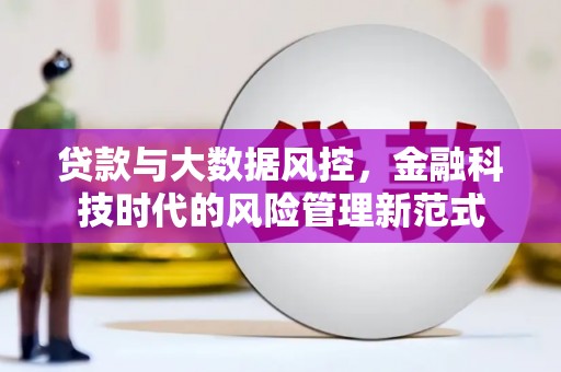 盐源贷款与大数据风控，金融科技时代的风险管理新范式