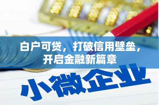 盐源白户可贷，打破信用壁垒，开启金融新篇章