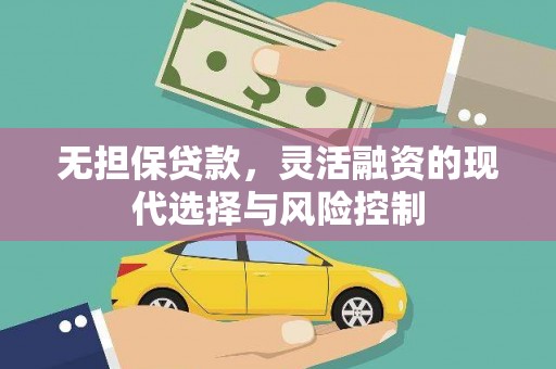 盐源无担保贷款，灵活融资的现代选择与风险控制