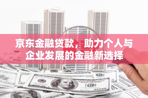 盐源京东金融贷款，助力个人与企业发展的金融新选择