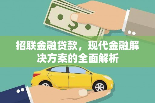 盐源招联金融贷款，现代金融解决方案的全面解析
