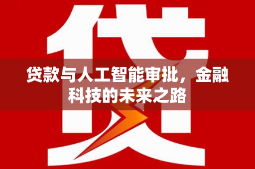 盐源贷款与人工智能审批，金融科技的未来之路
